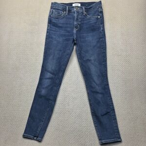 Revtown Super Skinny Jeans 27 Regular Decade Denim Stretch Everyday Indigo Blue